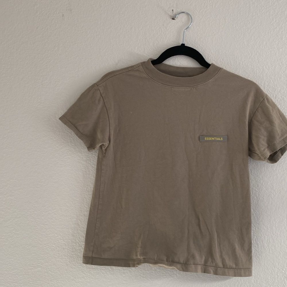 Essentials Fear Of God Short Logo Short Sleeve Top - Picture 2 of 9